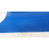 Ünal File Islak Zemin Matı Banyo Içi Önü Kaydırmaz Pvc Paspas Yolluk Petek Mat - 120 x 350 cm - Mavi