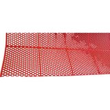 Ünal File Islak Zemin Matı Kare Banyo Için Kaymaz Pvc Petek Mat Paspas - 120 x 50 cm - Kırmızı