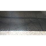 Ünal File Islak Zemin Matı Kare Banyo Için Kaymaz Pvc Petek Mat Paspas - 120 x 600 cm - Siyah