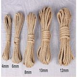 Ünal File Jüt Halat Kendir İp Hasır İp Urgan Jüt Kendir Halat - 7 mm - 75 metre