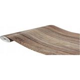 Ünal File Parke Desen Kahverengi Yer Muşambası 1,50 x 8 Metre Pvc Zemin Kaplaması Keçeli Yer Muşamba Mineflö