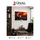 Ünal Grup Atatürk Vatanını En Çok Seven Görevini En İyi Yapandır Tablosu, Dekote Duvar Levhası, 35x25 cm
