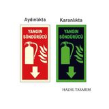 Ünal Grup Fosforlu Yangın Tüpü Söndürme Cihazı Levhası