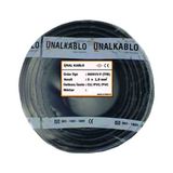 Ünal Kablo 3x1.5 Ttr Siyah Elektrik Kablosu 100 Metre Tam Bakır Kaliteli Özellikler
