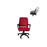 Ünal Office Furniture & Desing Büro Ofis Çalışma Koltuğu-Kırmızı Bilgisayar Sandalyesi Fpk102