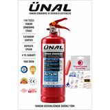 ünalgrup 1 kg Tozlu Yangın Söndürücü + İlk Yardım Çantası Ruhsata Uygun Araç İçin Ev İçin