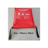 Ünalgrup 100X100 Cm Yangın Battaniyesi Alev Boğucu Fiberglas Acil Durum Söndürme Battaniyesi