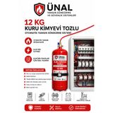 Ünalgrup 12 kg Kuru Kimyevi Tozlu Otomatik Yangın Söndürme Sistemi Elektrik Panosu için