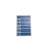 Ünalgrup Çalışma Sahasında KKD Kullanımı Zorunludur Uyarı Levhası, PVC, 25x35 cm, Mavi, İş Güvenliği Tabelası