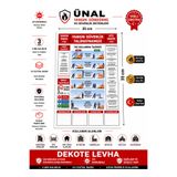 Ünalgrup Dekota PVC Yangın Güvenlik Talimatnamesi Uyarı Levhası, 25x35 cm, Duvar ve Kapı