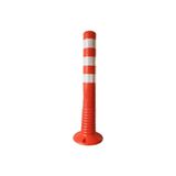 Ünalgrup Esnek Plastik Delinatör Yol Trafik Dubası, Turuncu-Beyaz, 75 cm, 1 kg, Park Düzenleyici Uyarı Levhası