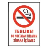 Ünalgrup İş Güvenliği Uyarı Levhası 25X35 Cm Dekota Kapı Duvar İkaz Tabelası