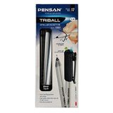 Unbekannt Pensan Triball 1003 Tükenmez Kalem Renk - Siyah 12'li Paket