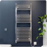 UNBEZWİNGBAR ELEKTRİKLİ HAVLUPAN TERMOSTATLI 50X100 KROM ISITICI