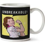 Unbreakable Kırılmaz Iki Tarafı Baskılı Kupa Bardak
