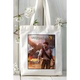 Uncharted Oyun Baskılı Omuz Çanta Kişiye Özel Model 3