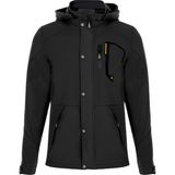 Unco & Boror Su Geçirmez Softshell Erkek Spor Mont - Siyah