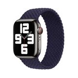 UnDePlus Apple Watch 42/44/45/46/49mm Kordon Medium Örgü Solo Loop Kordon 32 147mm 2/3/4/5/6/se/7/8/9/10/ultra Blue Cobalt