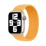 UnDePlus Apple Watch 42/44/45/46/49mm Kordon Small Örgü Solo Loop Kordon 32 127mm 2/3/4/5/6/se/7/8/9/10/ultra Sarı