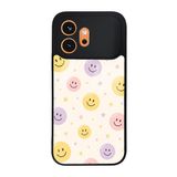 UnDePlus Honor 600 5G ile uyumlu Kılıf Parlak Nice Seri Desenli Lusi Kapak Gülen Yüzler
