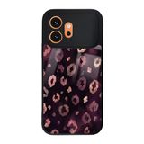 UnDePlus Honor 600 5G ile uyumlu Kılıf Parlak Nice Seri Desenli Lusi Kapak Pembe Leopar
