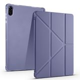 UnDePlus Honor Pad X8A 11inç ile uyumlu Kılıf Kalem Bölmeli Trifolding Case Mor