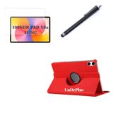 UnDePlus Honor Pad X8B X8A 11inç ile uyumlu Kılıf Dönen Tablet Kilifi Ekran Koruyucu+Kalem (HonorPad X8/X8 Pro Değildir)