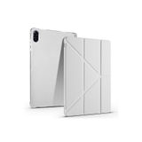 UnDePlus Honor Pad X8B X8A 11inç Kılıf Kalem Bölmeli Trifolding Case NDL2-W09/NDL-W09/NDL-L09 Gri