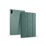 UnDePlus Honor Pad X8B X8A 11inç Kılıf Kalem Bölmeli Trifolding Case NDL2-W09/NDL-W09/NDL-L09 Koyu Yeşil