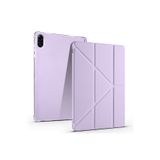 UnDePlus Honor Pad X8B X8A 11inç Kılıf Kalem Bölmeli Trifolding Case NDL2-W09/NDL-W09/NDL-L09 Lila