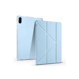 UnDePlus Honor Pad X8B X8A 11inç Kılıf Kalem Bölmeli Trifolding Case NDL2-W09/NDL-W09/NDL-L09 Mavi