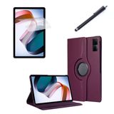 UnDePlus Huawei MatePad 11.5 / Air 11.5 inç Papermate 2023 ile uyumlu Kılıf Dönen Tablet Kilifi Ekran Koruyucu+Kalem Mor
