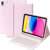UnDePlus Huawei Matepad 11.5inç / Air 11.5inç / PaperMate ile uyumlu Kılıf Kablosuz Klavyeli Case Mobax Pembe Açık
