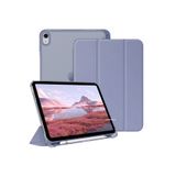 UnDePlus İpad 11.nesil A16 11inç/10.nesil 10.9inç Uyumlu Kılıf Flip Cover Kalem Bölmeli Pc Case Mor