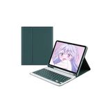UnDePlus iPad Air 11inç M4/M3/M2 Air 4/5.nesil 10.9 Uyumlu Kılıf Kablosuz Klavyeli Türkçe Koyu Yeşil