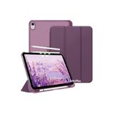 UnDePlus iPad Air 11inç M4/M3/M2 Air 4/5.nesil 10.9 Uyumlu Kılıf Pu Deri Smart Standlı Case Flip Mor