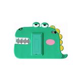 UnDePlus iPad Air 2 9.7" Uyumlu Kılıf Cute Dolls Çocuk Karekter Kılıfı A1566 A1567 Yeşil