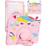 UnDePlus iPad Mini 1/2 / 3 7.9 inç ile uyumlu Kılıf Cute Dolls Standlı Eğlenceli 3D Karekterli Çocuk Kılıfı Pearl Pink