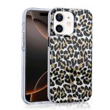 UnDePlus iPhone 11 için M-Safe ile uyumlu Kılıf Leopar Desenli Şarj Uyumlu Jago Kapak