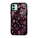 UnDePlus iPhone 11 ile uyumlu Kılıf Parlak Nice Seri Desenli Lusi Kapak Pembe Leopar