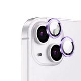 UnDePlus iPhone 14 ile uyumlu Kolay Takılabilen Premium Safir Kamera Lens Koruyucu CL-12 Mor