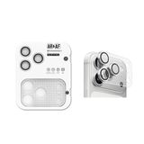 UnDePlus iPhone 17 Pro Parmak İzi Bırakmayan Anti-Reflective Kamera Lens + Çerçeve Koruyucu CL-22 Gümüş
