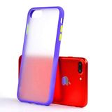 UnDePlus iPhone 6 Plus / 6S Plus ile uyumlu Kılıf Arka Buzlu Mat Kapak Mor