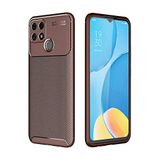UnDePlus Oppo A15 ile uyumlu Kılıf Karbon Silikon Case