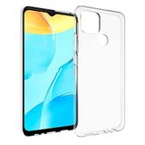 UnDePlus Oppo A15S ile uyumlu Kılıf Şeffaf Silikon Hibrit Case