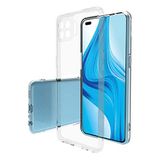UnDePlus Oppo A73 ile uyumlu Kılıf Şeffaf Silikon Hibrit Case