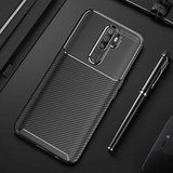 UnDePlus Oppo A9 2020 ile uyumlu Kılıf Karbon Silikon Case