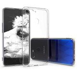 UnDePlus Oppo AX7 ile uyumlu Kılıf Şeffaf Silikon Hibrit Case