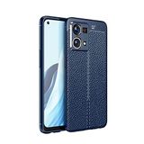 UnDePlus Oppo Reno 7 4G ile uyumlu Kılıf Deri Tarzı Niss Silikon Case Kapak