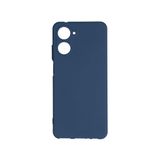 UnDePlus Realme 10 4G ile uyumlu Kılıf Biye Yumuşak Silikon Case Lacivert